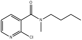 N-Butyl-2-chloro-N-methylnicotinamide Struktur