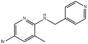 5-Bromo-3-methyl-N-(4-pyridinylmethyl)-2-pyridinamine Struktur