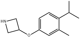 3-(4-Isopropyl-3-methylphenoxy)azetidine Struktur