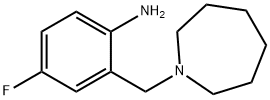 2-(1-Azepanylmethyl)-4-fluoroaniline Struktur