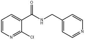 2-Chloro-N-(4-pyridinylmethyl)nicotinamide Struktur