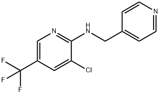 3-Chloro-N-(4-pyridinylmethyl)-5-(trifluoromethyl)-2-pyridinamine Struktur