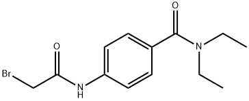 4-[(2-Bromoacetyl)amino]-N,N-diethylbenzamide Struktur