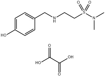 ethanesulfonamide, 2-[[(4-hydroxyphenyl)methyl]amino]-N,N- Struktur