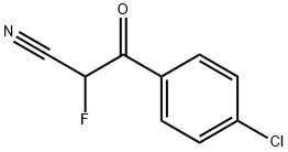 3-(4-Chlorophenyl)-2-fluoro-3-oxopropanenitrile Struktur