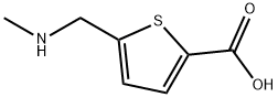 5-[(Methylamino)methyl]thiophene-2-carboxylic acid hydrochloride Struktur