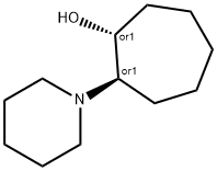 trans-2-Piperidin-1-ylcycloheptanol Struktur