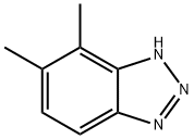 4,5-Dimethyl-1H-1,2,3-benzotriazole Struktur