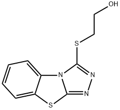 2-([1,2,4]Triazolo[3,4-b][1,3]benzothiazol-3-ylthio)ethanol Struktur