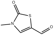 3-Methyl-2-oxo-2,3-dihydro-1,3-thiazole-5-carbaldehyde Struktur