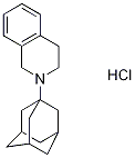 2-(1-Adamantyl)-1,2,3,4-tetrahydroisoquinoline hydrochloride Struktur