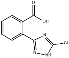 2-(5-Chloro-1H-1,2,4-triazol-3-yl)benzoic acid Struktur