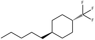 trans-1-n-Pentyl-4-(trifluoromethyl)cyclohexane Struktur