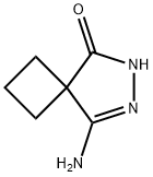 8-Amino-6,7-diazaspiro[3.4]oct-7-en-5-one Struktur