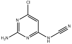 (2-Amino-6-chloropyrimidin-4-yl)cyanamide Struktur