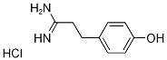 3-(4-Hydroxy-phenyl)-propionamidine hydrochloride Struktur