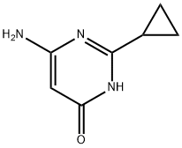 6-Amino-2-cyclopropylpyrimidin-4-ol Struktur