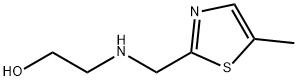 2-{[(5-Methyl-1,3-thiazol-2-yl)methyl]-amino}ethanol dihydrochloride Struktur