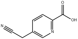 5-(Cyanomethyl)-2-pyridinecarboxylic acid Struktur