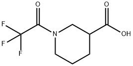 1-(Trifluoroacetyl)piperidine-3-carboxylic acid Struktur