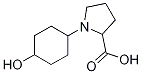 1-(4-Hydroxycyclohexyl)pyrrolidine-2-carboxylic acid Struktur