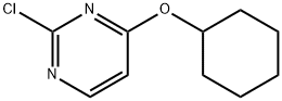 2-CHLORO-4-(CYCLOHEXYLOXY)PYRIMIDINE Struktur