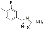 5-Amino-3-(3-fluoro-4-methylphenyl)-1,2,4-thiadiazole Struktur