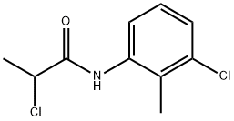 2-CHLORO-N-(3-CHLORO-2-METHYLPHENYL)PROPANAMIDE Struktur