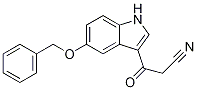 3-(5-BENZYLOXYINDOL-3-YL)-3-OXOPROPANENITRILE Struktur