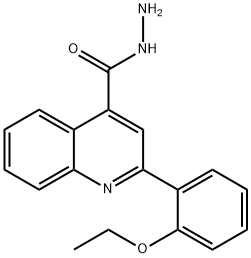 2-(2-ETHOXYPHENYL)QUINOLINE-4-CARBOHYDRAZIDE Struktur