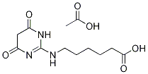 6-(4,6-DIOXO-1,4,5,6-TETRAHYDRO-PYRIMIDIN-2-YLAMINO)-HEXANOIC ACID ACETATE Struktur