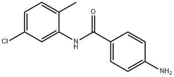 4-AMINO-N-(5-CHLORO-2-METHYLPHENYL)BENZAMIDE Struktur