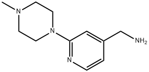 [2-(4-methylpiperazin-1-yl)pyridin-4-yl]methylamine Struktur