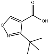 3-tert-butylisoxazole-4-carboxylic acid Struktur