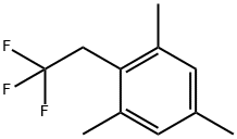 1,3,5-Trimethyl-2-(2,2,2-trifluoroethyl)benzene Struktur