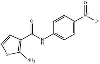 2-Amino-N-(4-nitrophenyl)thiophene-3-carboxamide Struktur