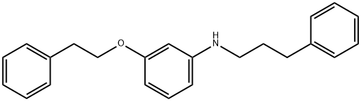 3-(Phenethyloxy)-N-(3-phenylpropyl)aniline Struktur