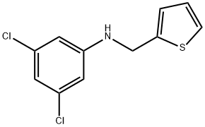 3,5-Dichloro-N-(2-thienylmethyl)aniline Struktur