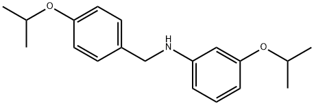 3-Isopropoxy-N-(4-isopropoxybenzyl)aniline Struktur