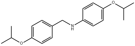 4-Isopropoxy-N-(4-isopropoxybenzyl)aniline Struktur