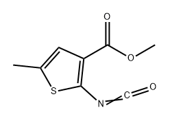 Methyl 2-isocyanato-5-methylthiophene-3-carboxylate Struktur