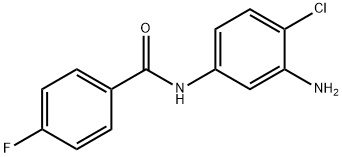 N-(3-Amino-4-chlorophenyl)-4-fluorobenzamide Struktur