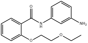 N-(3-Aminophenyl)-2-(2-ethoxyethoxy)benzamide Struktur