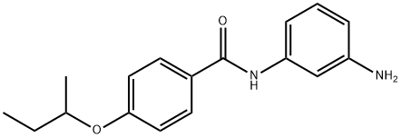 N-(3-Aminophenyl)-4-(sec-butoxy)benzamide Struktur