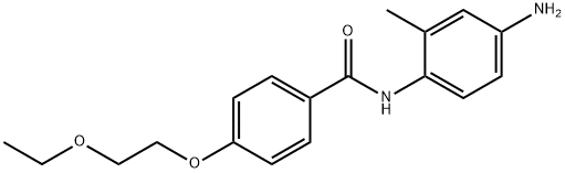 N-(4-Amino-2-methylphenyl)-4-(2-ethoxyethoxy)-benzamide Struktur