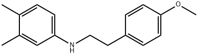 N-(4-Methoxyphenethyl)-3,4-dimethylaniline Struktur