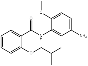 N-(5-Amino-2-methoxyphenyl)-2-isobutoxybenzamide Struktur