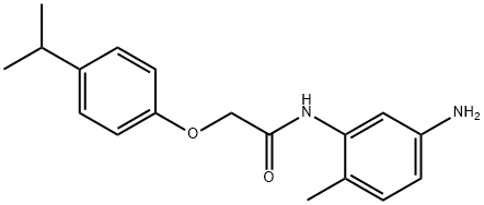 N-(5-Amino-2-methylphenyl)-2-(4-isopropylphenoxy)-acetamide Struktur