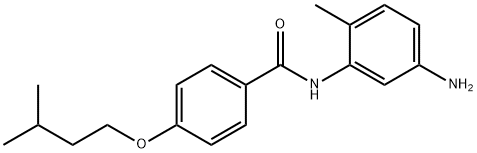 N-(5-Amino-2-methylphenyl)-4-(isopentyloxy)-benzamide Struktur