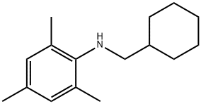 N-(Cyclohexylmethyl)-2,4,6-trimethylaniline Struktur